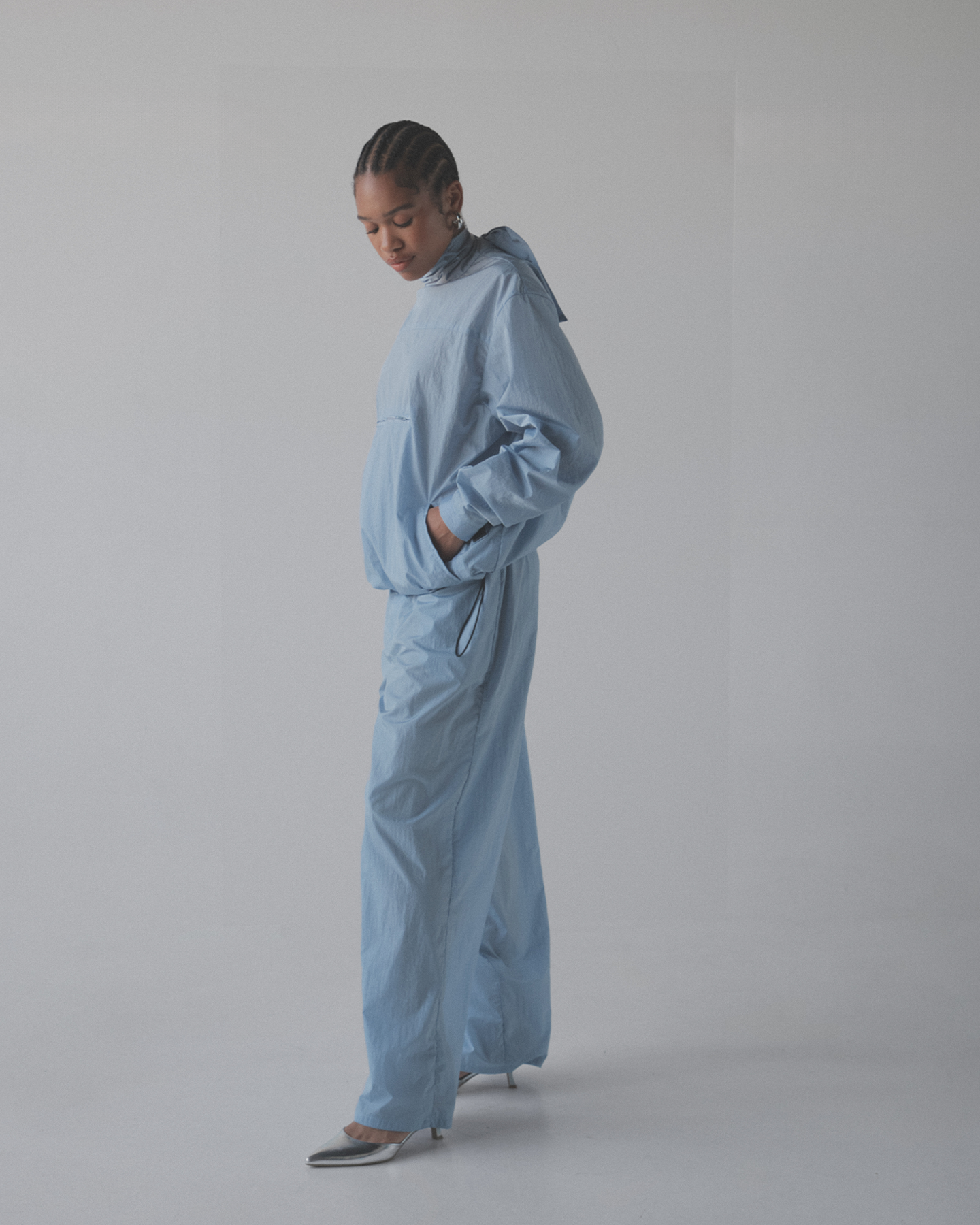 Bénédicte Wide Leg Track Pants