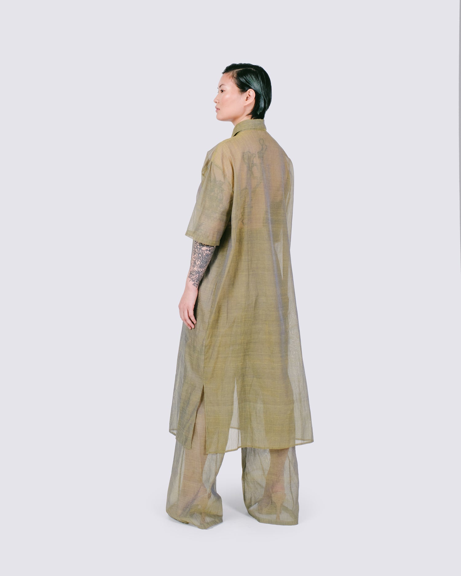 Auroette Button Down Maxi Shirt